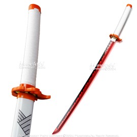 Munetoshi 40” LED Light Plastic Rengoku Kyojuro Nichirin Katana Samurai Sword Demon Anime