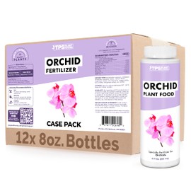 TPS NUTRIENTS Orchid Plant Food for All Orchids and Acid Loving Houseplants, Promotes Growth and Blooms, Liquid Fertilizer, 8 Oz Bottles Case Pack - 12 Count