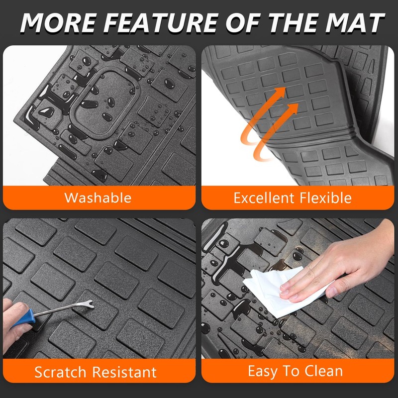 powoq Cargo Mat Compatible with 2012-2016 Honda CRV Trunk Mat