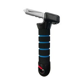 LAINLOY 3 in 1 Car Door Handle for Elderly, Seatbelt Cutter and Window Breaker Car Door Latch Handle, Portable Multifunction Car Assist Support Handle for Seniors and Handicapped (Blue)