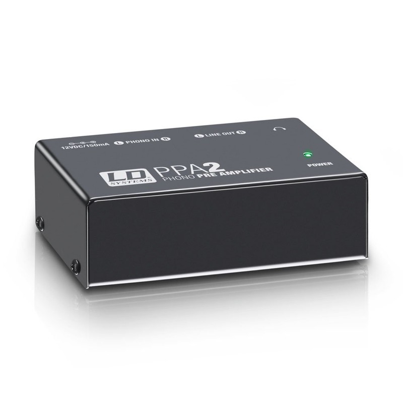 LD Systems PPA 2 Phono Preamp and Equalizer LDPPA2 Black