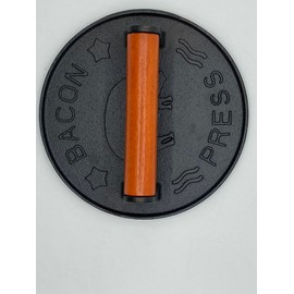 vivicreate 7 inch Burger Smasher,Patty Smasher,Hamburger Smasher Press,Griddle Press, Bacon Press, Grill Press, Burger Press,Meat Press, cast Iron Grill Press, Barbecue Press, with Wooden Handle