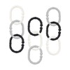 Nuby Linkables, Black, Grey, and White Attachable Links for Strollers,