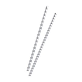 XiKe 2PCS 8mm x 800mm Case Hardened Chrome Plated Linear Motion Rods Shaft Guide Rail for 3D Printer, CNC Machine, DIY Projects - Metric h8 Tolerance Steel Linear Rail Rods