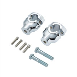 2'' Rise 1" Motorcycle Handlebar Riser Clamp Mount For Harley Sportser Dyna Touring Softail Models O.D. 1-1/2''