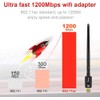 Wireless USB 3.0 WiFi Adapter 1200Mbps, WiFi Dongle Dual Band