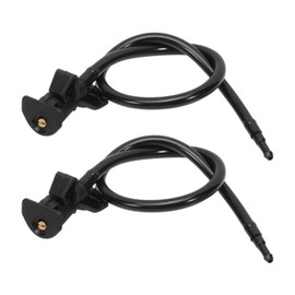 Anlseiod 2Pcs Front Windshield Wiper Washer Jet Nozzles Hose Kit compatible for Fitment Explorer Base Limited Sport XLT 2011-2015 Police Interceptor Utility 2013-2015 Replace# AR3Z-17603-A