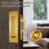 Recessed Finger Flush Pulls with Edge Pull - Suitable for