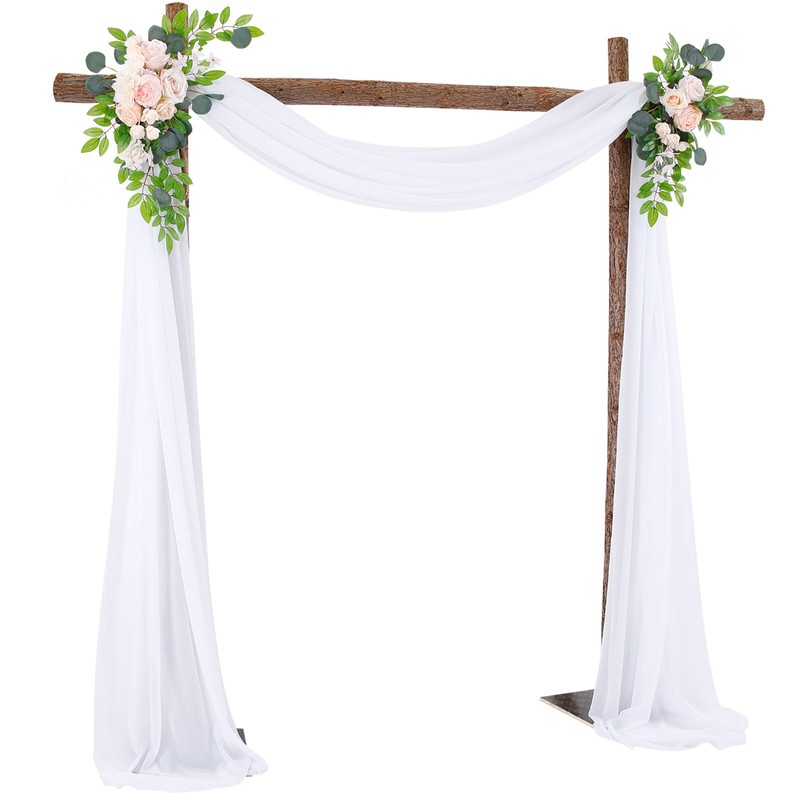 Wedding Decoration Arrangement Veil Arch Veil Background Veil Wedding Arch