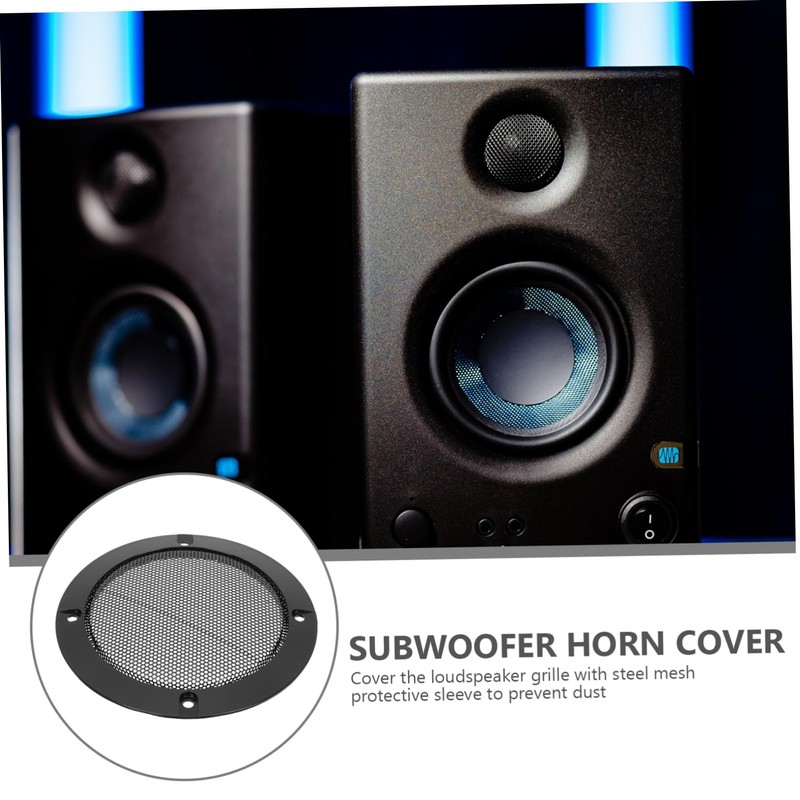 MERRYHAPY 1set Car Speaker Protective Mesh Grill Cover for Subwoofer