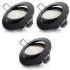 Brandson - 3x LED Deckenspot dimmbar Einbaustrahler schwenkbar - Ultra