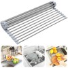 Searik Over The Sink Dish Drying Rack, Roll up Sink