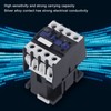 25A Power Contactor Normally Open Electric AC Contactor Silver Alloy