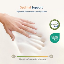 EGOHOME Twin Mattress for Kids Adults Single Bed, 5 Inch Green Tea Gel Cooling Memory Foam Bunk Bed Mattress in a Box, Made in USA CertiPUR-US Certified, Medium Firm Trundle, White