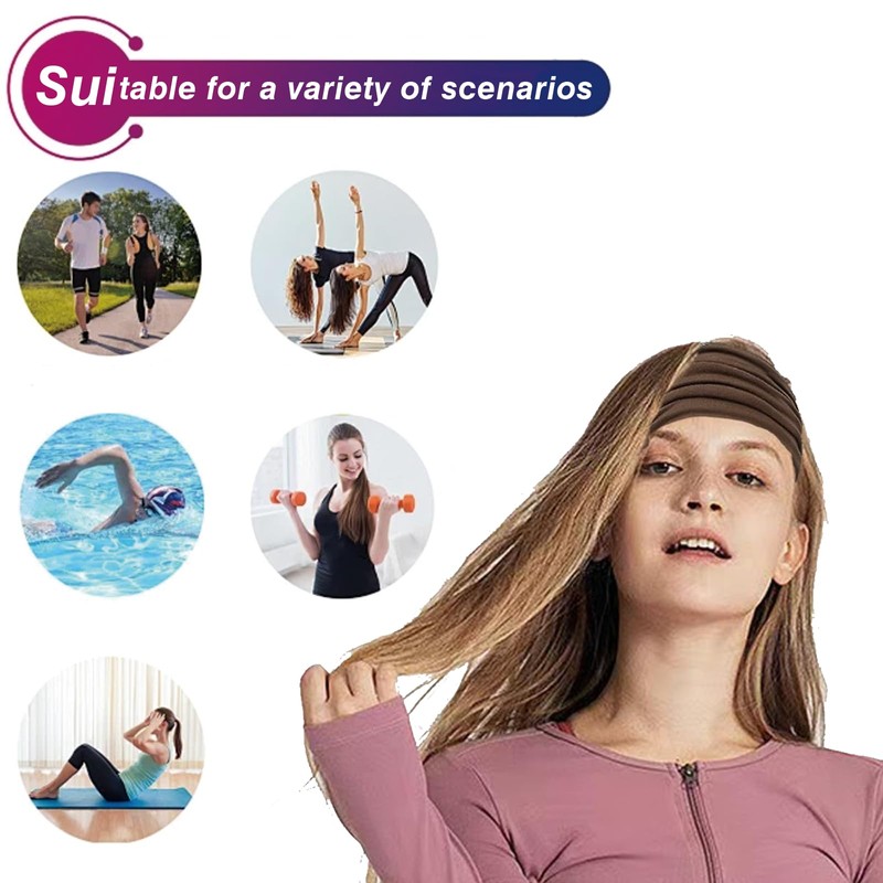 HAUHC Extra Wide Headbands for Women 7'' Large Cotton Like