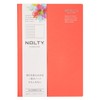 NOLTY NTBNT1104 A5 Notebook, Asymmetrical, Orange, Japan Management Association Management