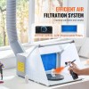 Portable Hobby Airbrush Paint Spray Booth Kit with LED Lights
