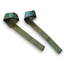 Arsa Fitness Cotton Padded Heavy Duty Lifting Straps - Color: GREEN
