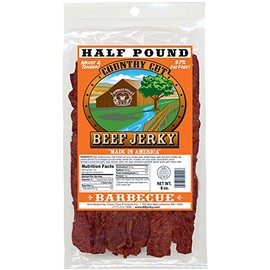 Buffalo Bills 8oz Barbecue Country Cut Beef Jerky Pack (moist & tender bbq beef jerky)