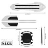 12 Pieces Reflective Car Stickers Set Rearview Mirror Reflective Warning
