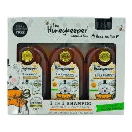 The Honeykeeper 3en1 Shampoo, Body Wash Y Acondicionador 3pz