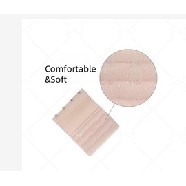 Sndperiexam 36 PCS Assorted Colors 3 Rows x 3 Hooks Spacing Women's Nylon Bra Extender,Women's Bra Extenders, Soft Comfortable Elastic Adjustable Bra Extender for Women