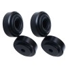 Unbranded 4pcs 20x8mm Black Isolation Feet Stand For CD Turntable