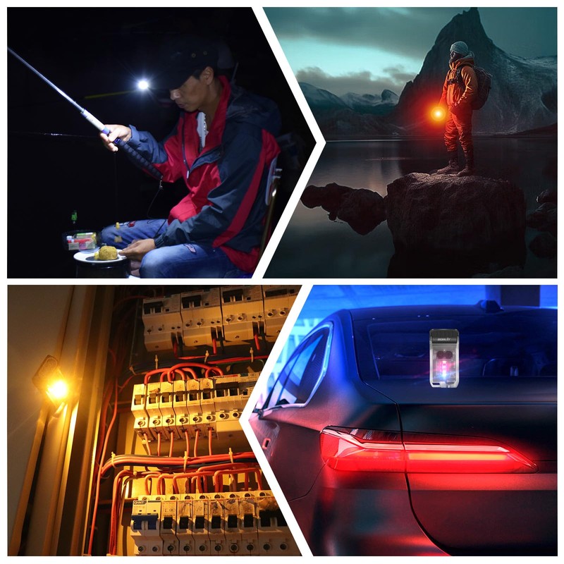 BORUIT V15 LED Small Powerful EDC Flashlight with Warm White
