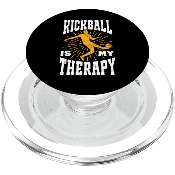Kickball Is My Therapy Team Captain Kick Ball Player PopSockets