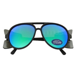 TITUS G35 Retro Aviator Z87 Sunglasses Eye Protection w/Side Shield Motorcycle Shooting DOT ANSI CE Approved Safety Glasses