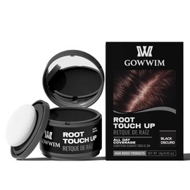 Hairline en polvo, tinte de raíz para el cabello, sombra de color instantáneo, raíz de cabello gris, retoque de cabello, polvo de cabello fino de 4 g, Negro, 4g
