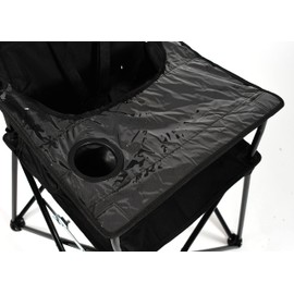 ciao! baby Portable High Chair for Travel, Fold Up High Chair with Tray, Black