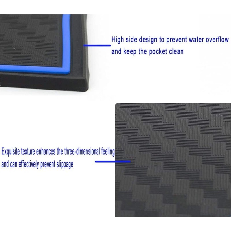 VINCON Cup Holder Liner Insert Mats Accessories for Dodge Charger