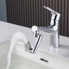 Universal Rotating Faucet Extender 2 Pack 1080 Degree Rotating Faucet