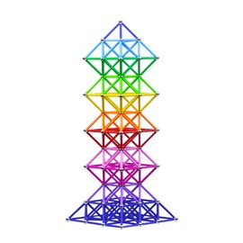 160pcs Magnetic Building Blocks Toys, 2.3" Magnetic Sticks and Non-Magnetic Balls Set Magnet Game for Kids and Adult, 3D STEM Building Toys with Storage Bag