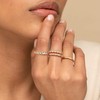 TOBENY Stackable Gold Rings for Women Non Tarnish Dainty 14K