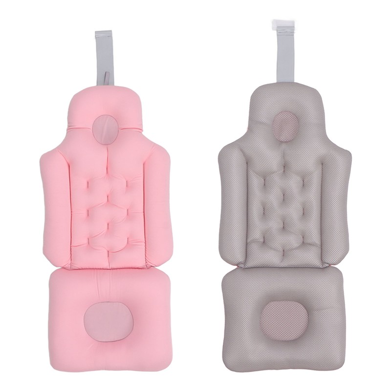 Bathtub Cushion Soft Breathable Folding Headrest Back Support Bath Pillow