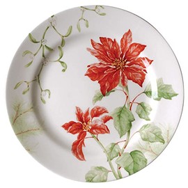 Lenox Winter Garden Poinsettia Dinner Plate