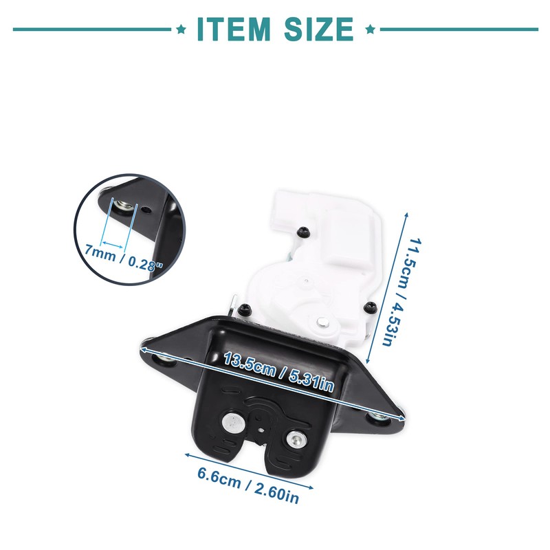 ACROPIX Rear Tailgate Trunk Lock Latch Actuator Fit for Honda