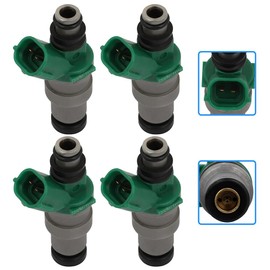 Injectors Kit,SCITOO 2 Holes Fuel Injector fit for 1996-1999 for Toyota Paseo 1.5L, 1995-1998 for Toyota Tercel 1.5L,Set of 4