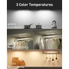 SZOKLED Under Cabinet Lights, 20LED Under Cabinet Lighting Rechargeable, Remote