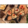 teemando® 8 x Beech Wood Coasters 10cm Decorative Coasters for