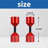 CNWZYMX 2 Pcs Aluminium Flange Two Hole Pins Set -