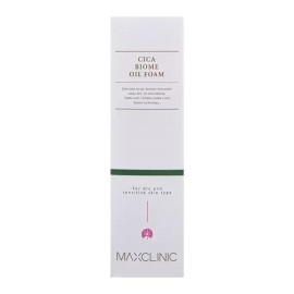 Max Clinic 맥스클리닉 시카 바이옴 오일폼 110g 1개 진정케어 병풀 클렌징폼 클렌징오일 Max Clinic Cica Biome Oil Foam 110g 1ea Soothing Care Plantain Cleansing Foam Cleansing Oil