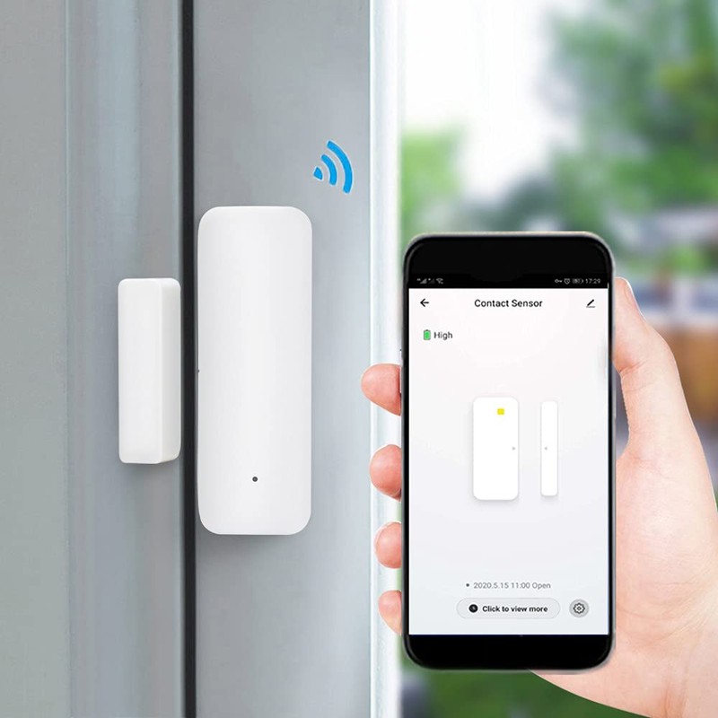 Qezodsx TUYA Zigbee 3.0 Window Door Sensor ZigBee 3.0 Connection