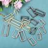 sourcing map Slide Buckle, 8Pcs 1 4/7" - Zinc Alloy