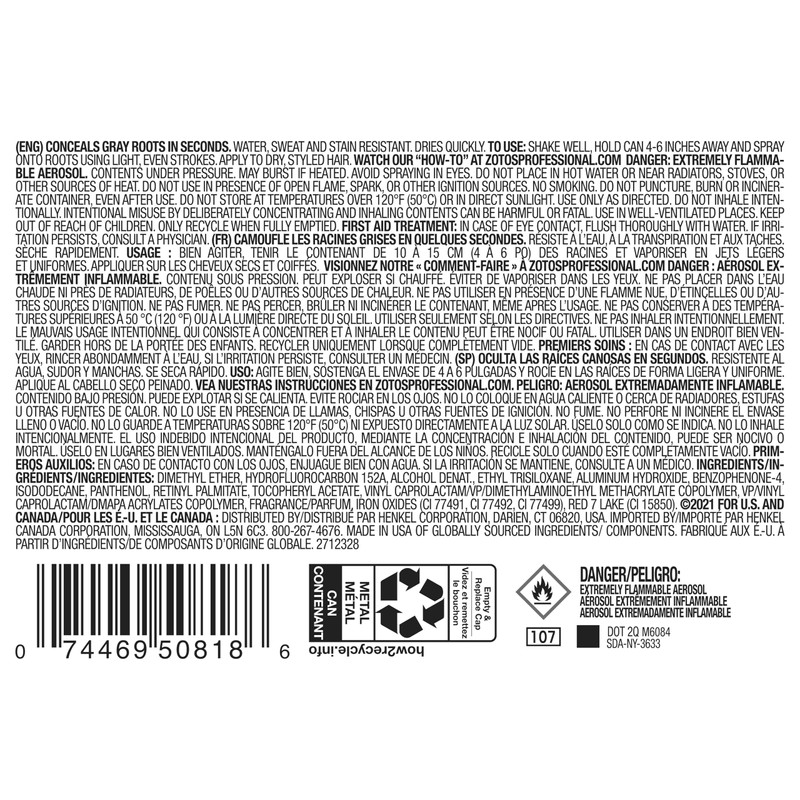 AGE beautiful Root Touch Up Hair Color Spray | Touch-Up