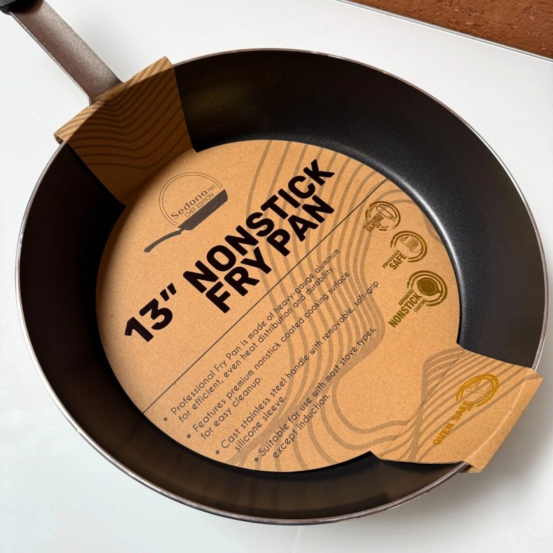 Sedona Pro Chef 13 Nonstick Aluminum Fry Pan Skillet Durable