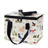 Rex London Lunchtasche Hunde Park isolierte Snacktasche Hunderassen