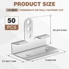 Shimeyao 50 Pack 1/2 Inch Drywall Corner Repair Clips –